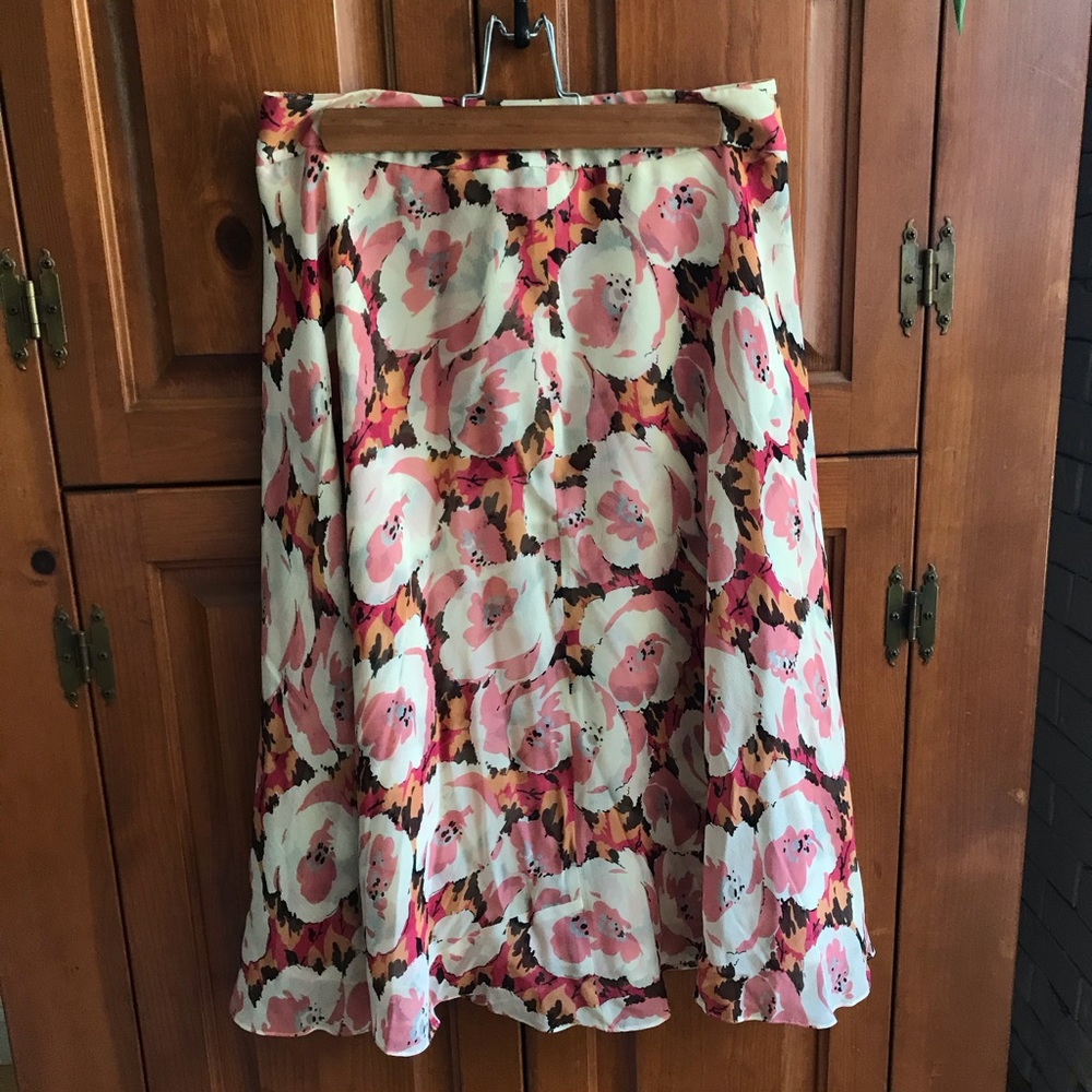 100% silk skirt